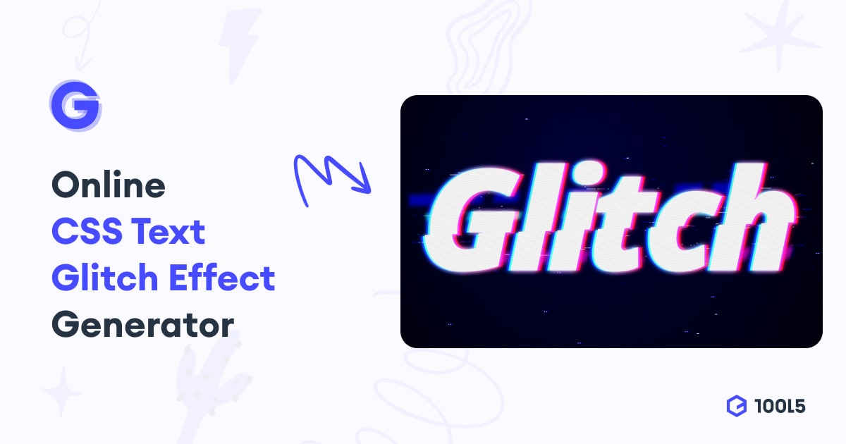 Text Glitch Effect Generator Online | 10015