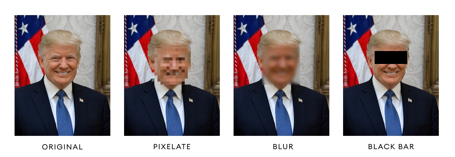 Image Censor Types: Pixelate, Blur & Black Bar