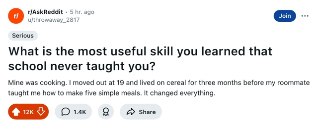 A fake Reddit post in r/AskReddit with a flair, body text and an upvoted score, made with the Reddit Post Generator